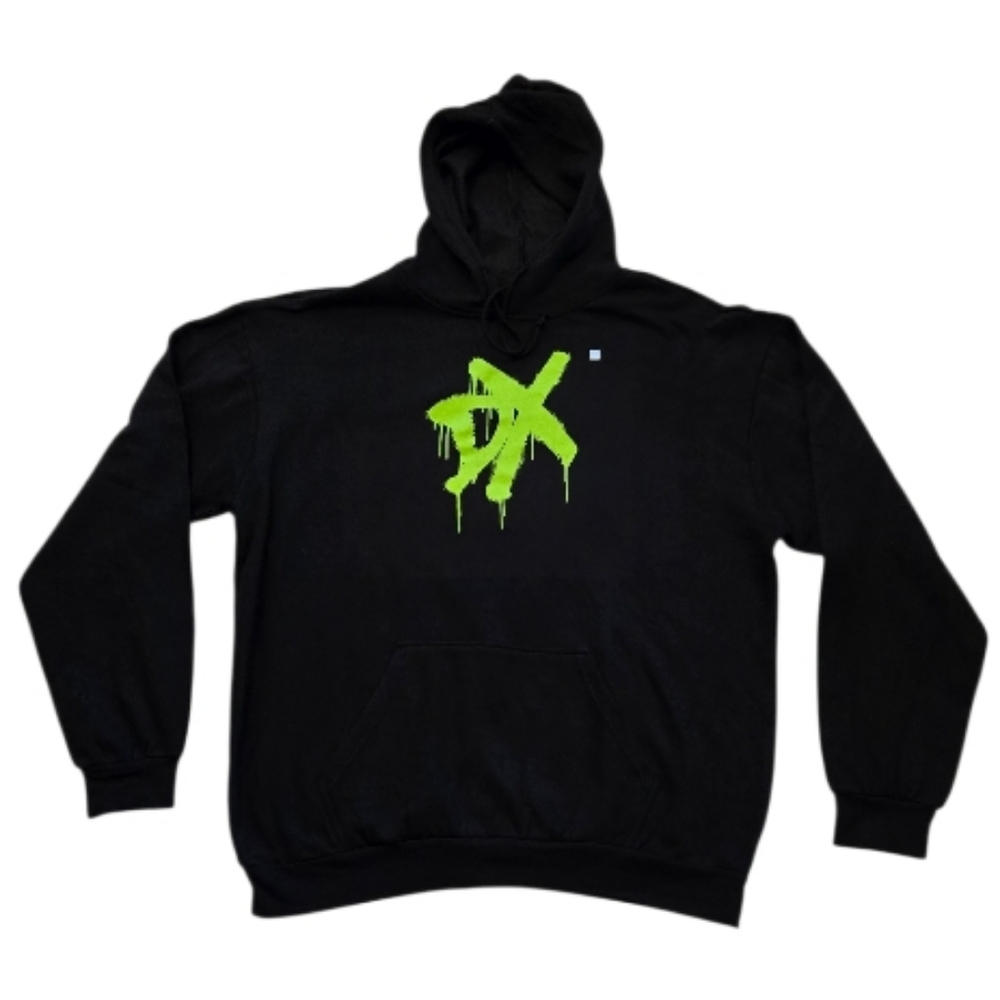 WWE Black D-Generation X Spray‎ Paint Logo Pullover Hoodie